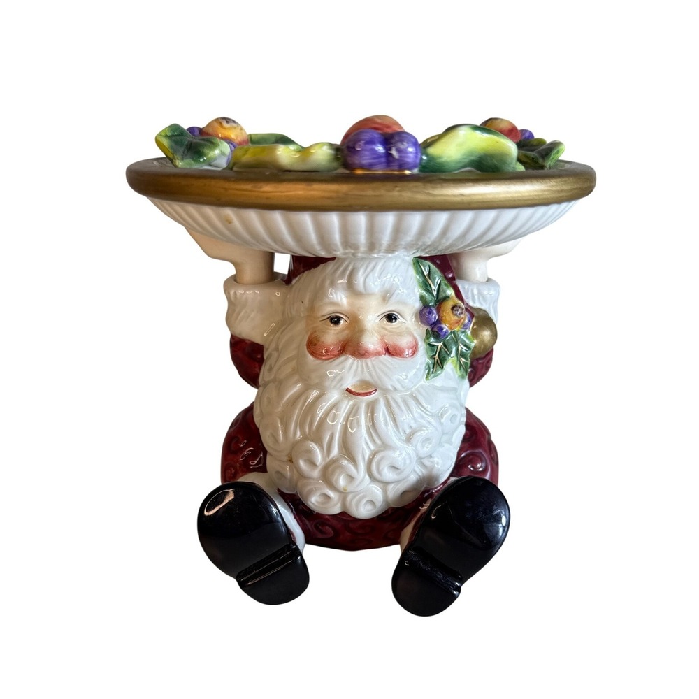 Fitz and Floyd Essentials Santa Claus Ceramic Christmas Holiday Decor